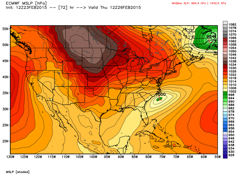 12z ECMWF WMO Essential valid 5am Thursday | WeatherBell Models