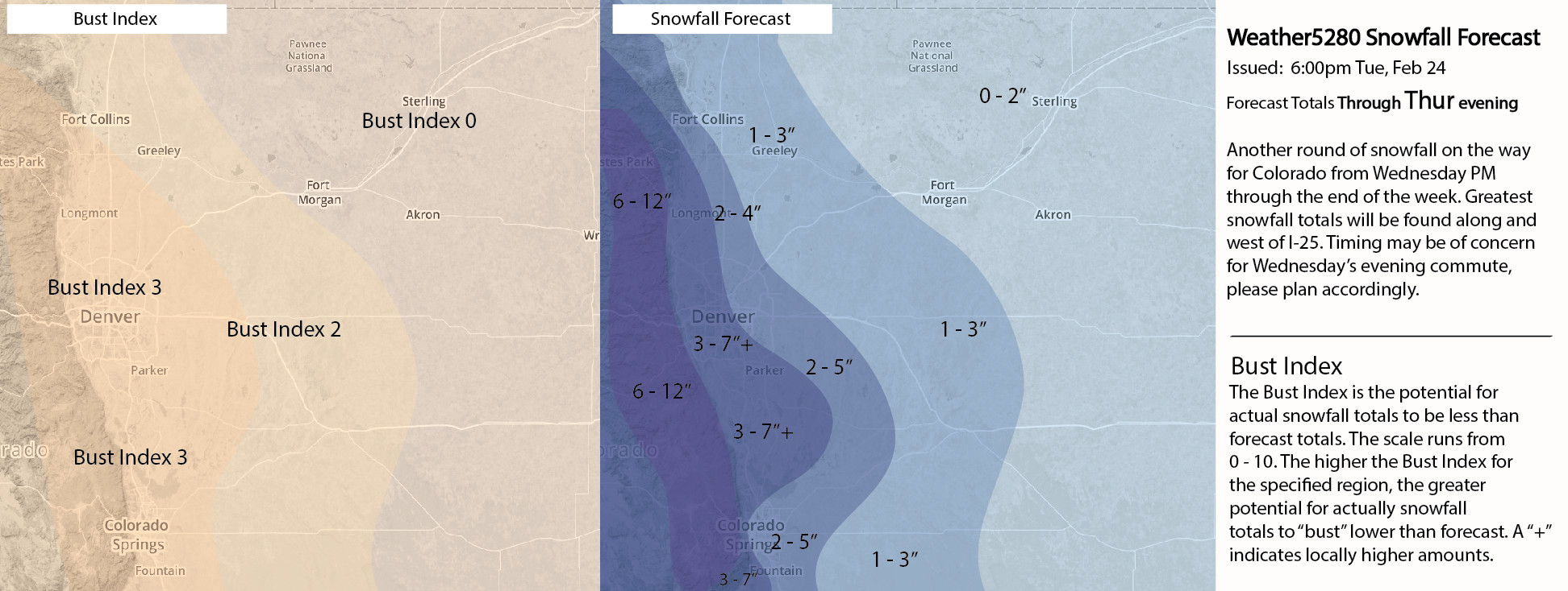 Weather5280 Snowfall Forecast