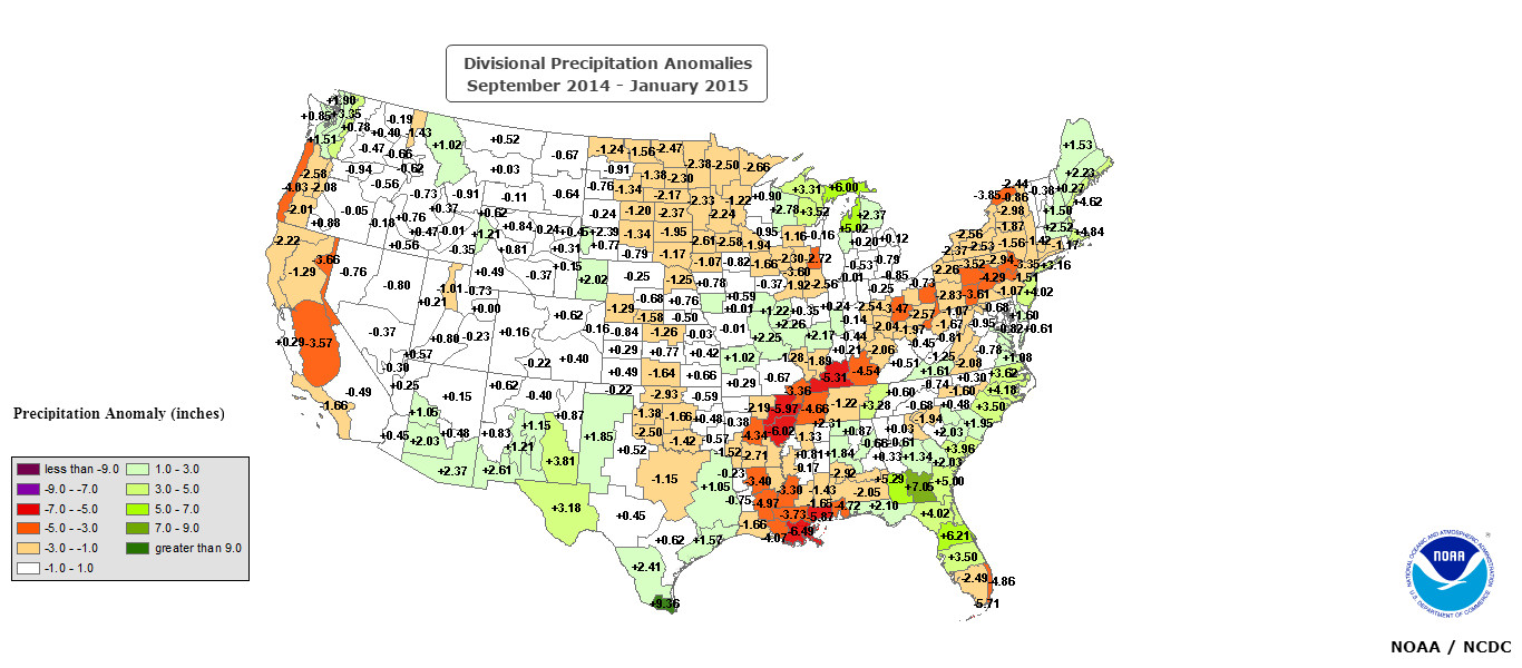 NCDC precip anomolies