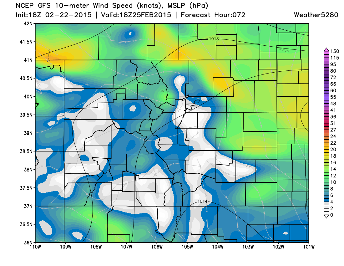 GFS 10m Wind | Weather5280 Models