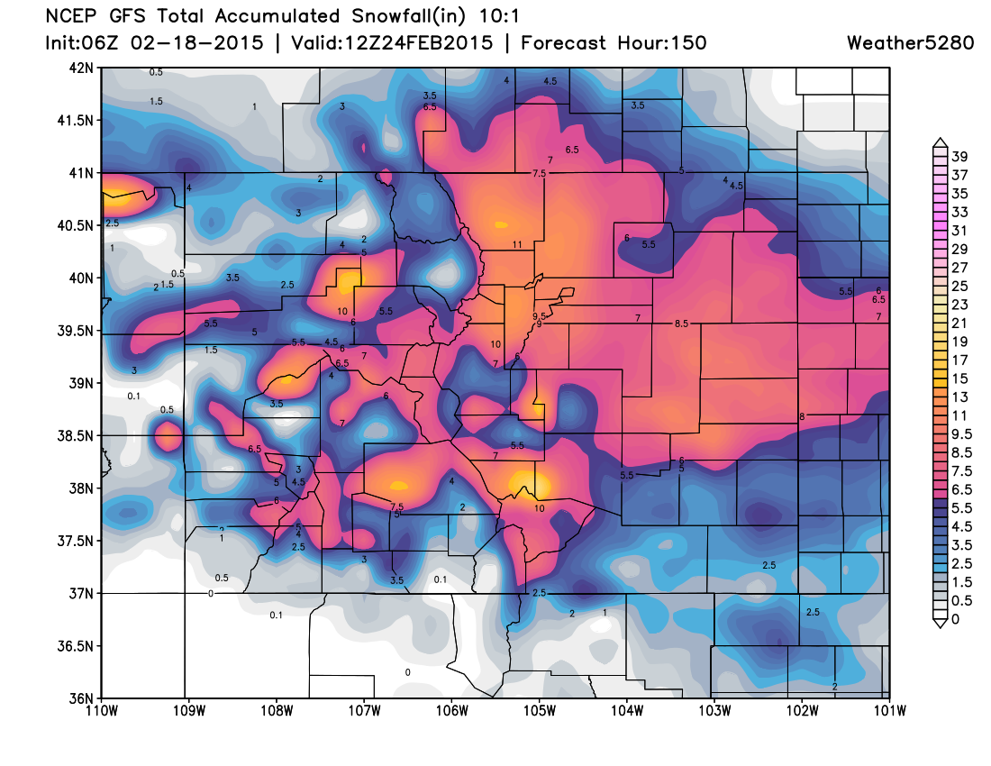 06z GFS | Weather5280 Models