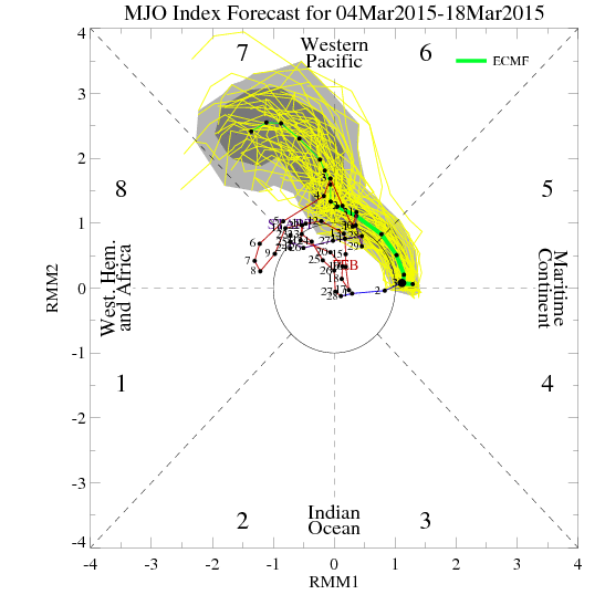 ECMWF MJO Forecasat