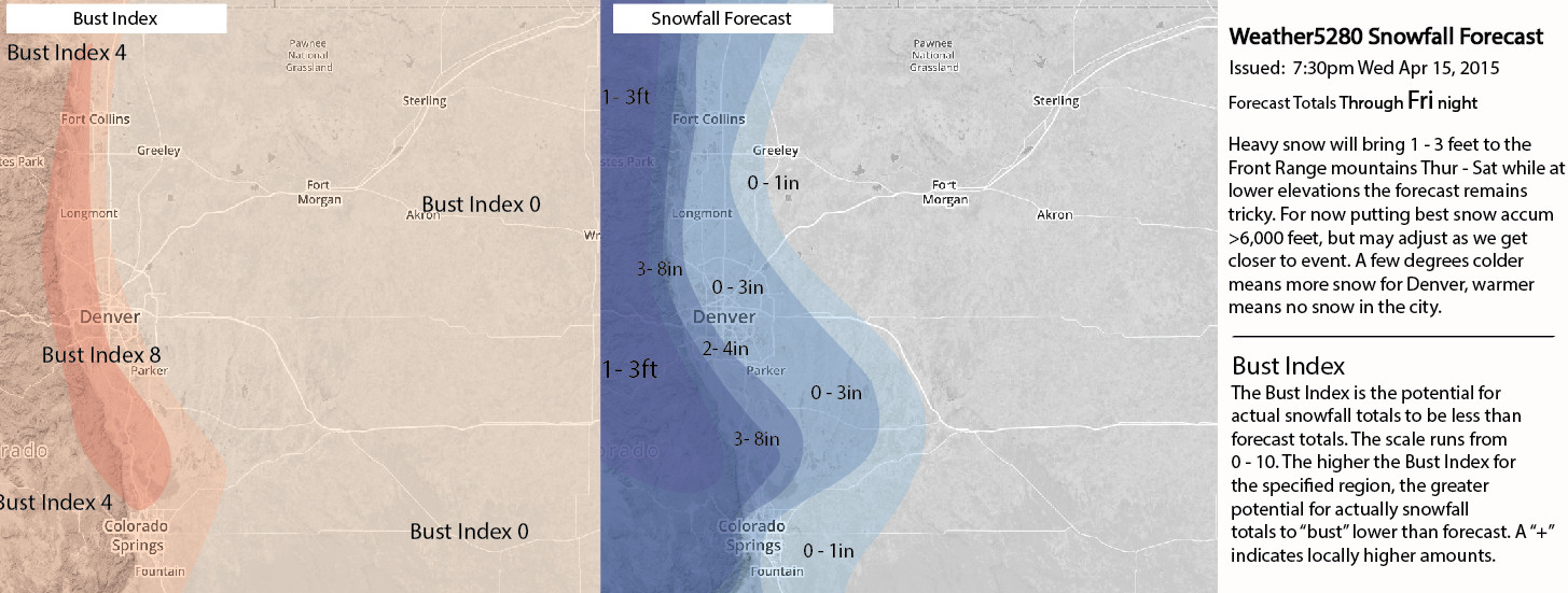 Weather5280 Snowfall Forecast