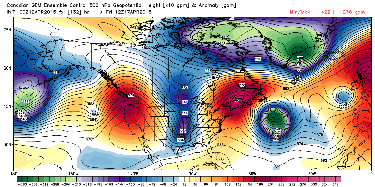 Canadian ensemble | WeatherBell Analytics