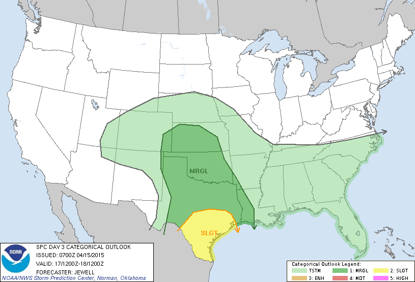 SPC Convective Outlook Friday