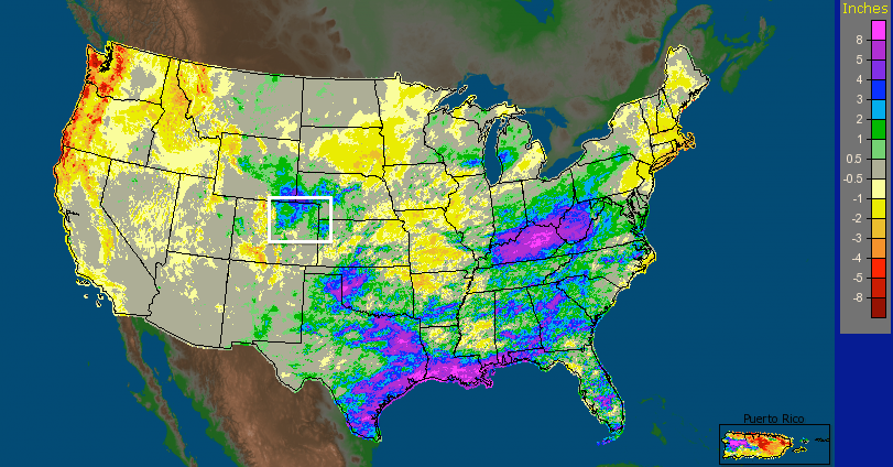 NWS precipitation analysis April, 2015