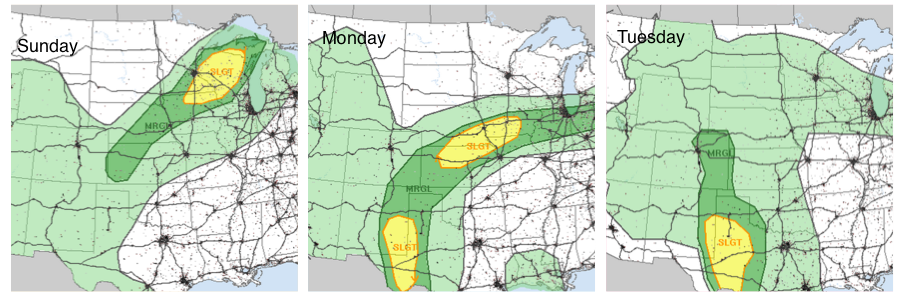 Severe weather forecast