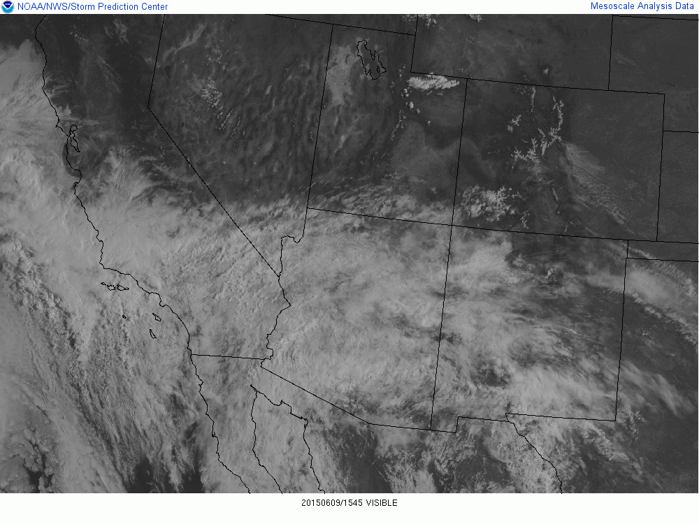 Clear skies over Colorado Tuesday, but our next system is getting ready to impact the area to end the week as seen by the visible satellite across the southwest Tuesday morning