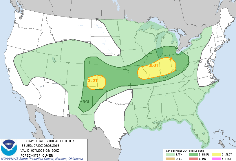 Sunday severe weather outlook