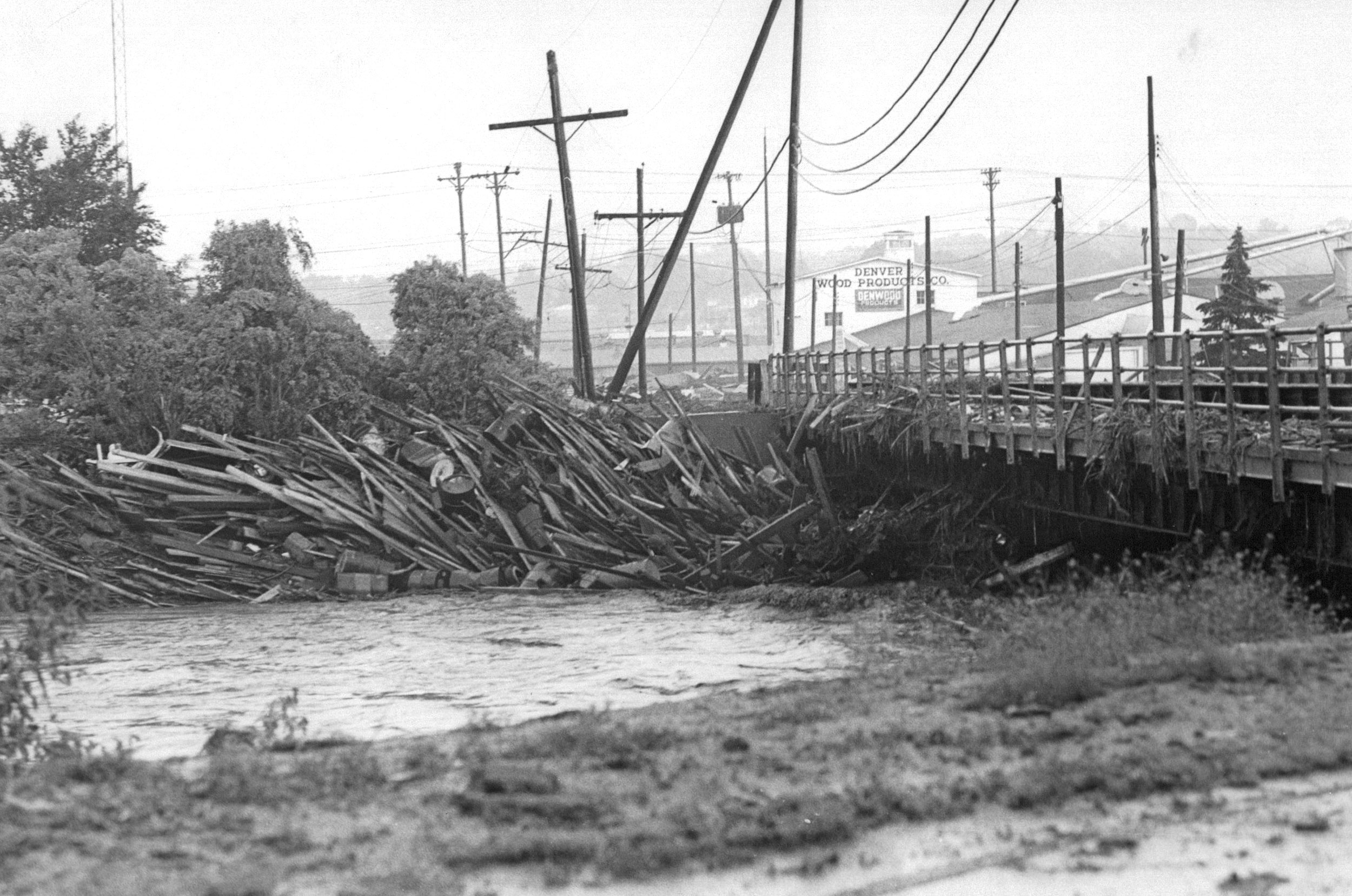 Near Third Ave. and Valley Highway in Denver. June 16, 1965. | Cloyd | Denver Post