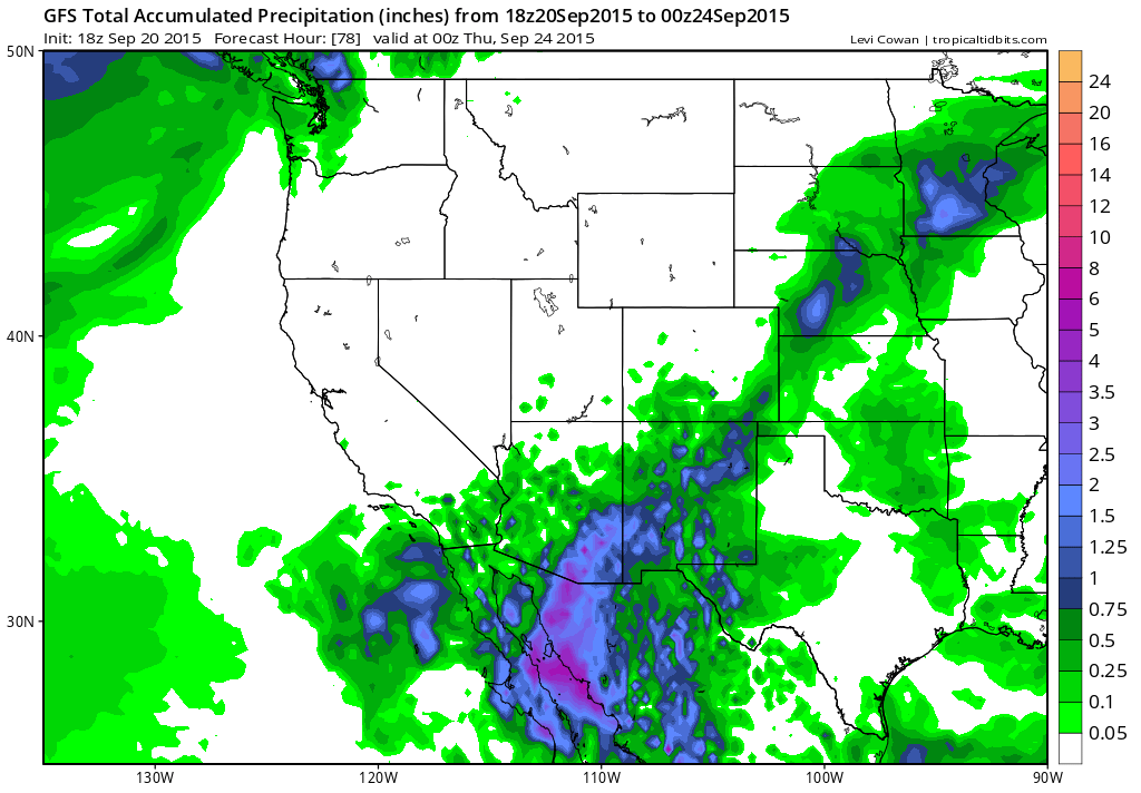 18Z GFS total precip | Tropical Tidbits