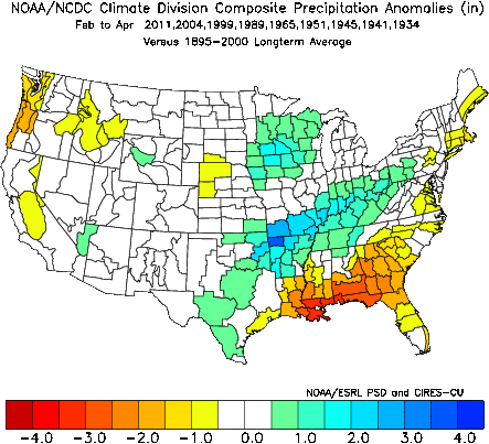 NCDC Precipitation Anomalies