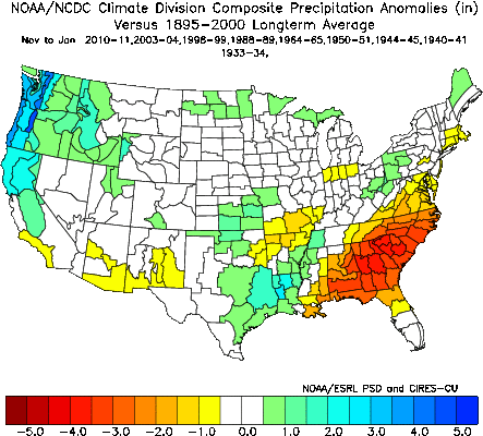 NCDC Precipitation Anomalies