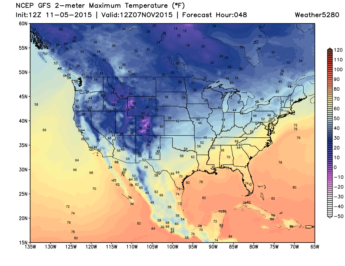 Coldest morning of the season forecast for Saturday, lows in the lower 20s for Denver | Weather5280 Models