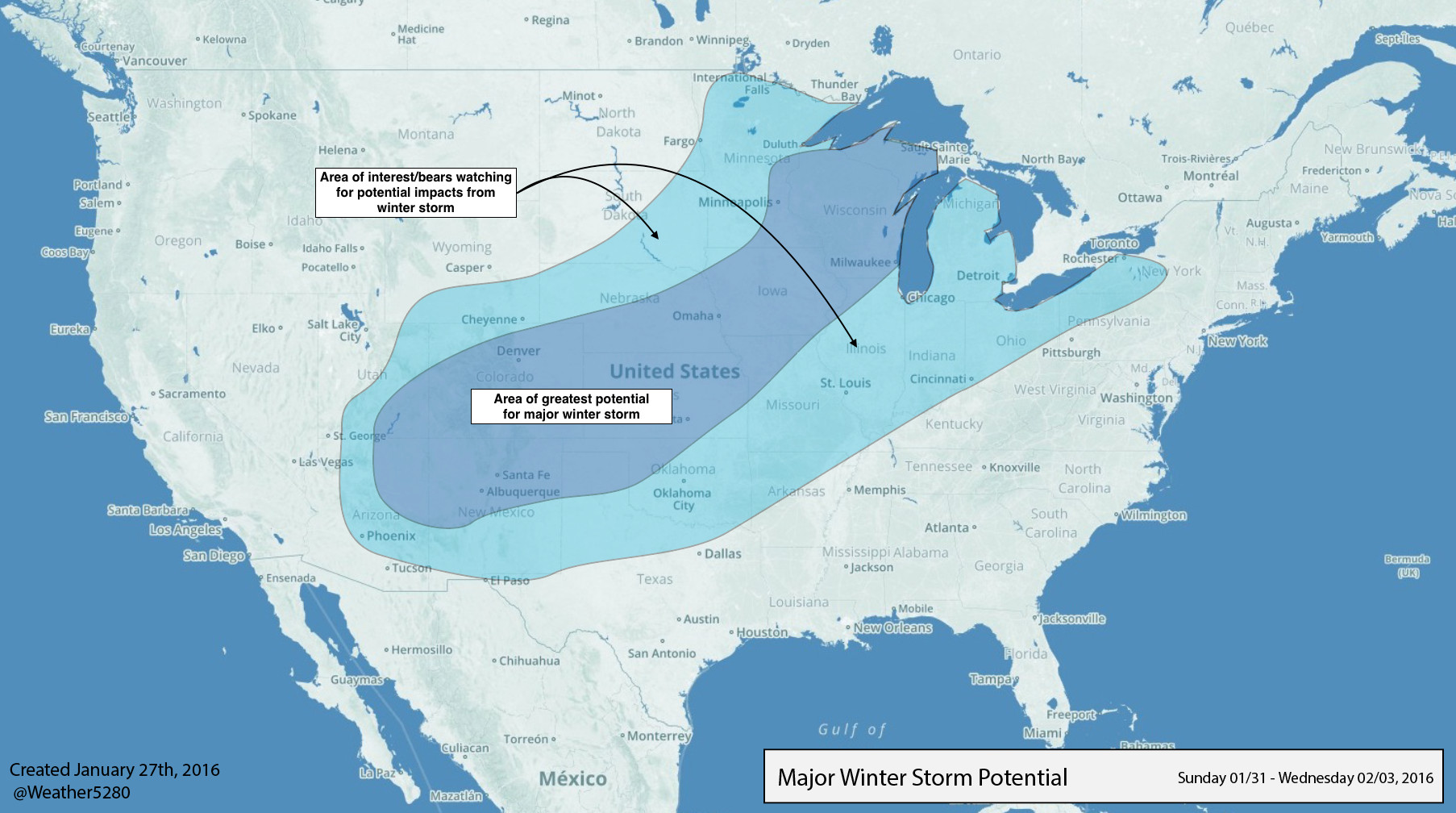 Winter storm outlook potential | Weather5280