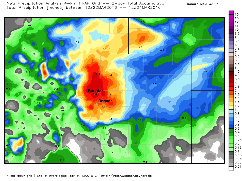 Precipitation totals | WeatherBell Analytics