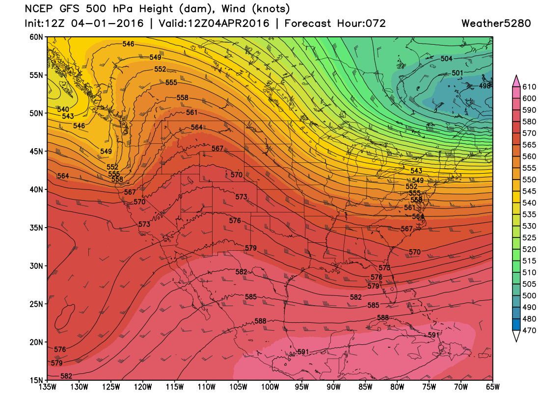 Ridging will dominate the weather pattern, at least for a few days | Weather5280 Models