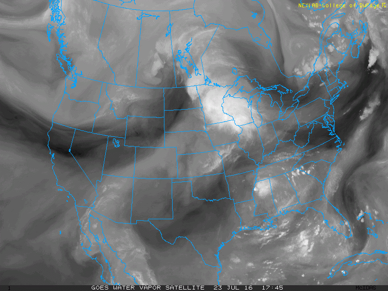 Water Vapor Satellite Imagery| COD Weather