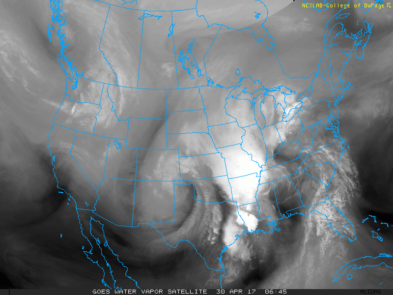 Water Vapor Imagery|Source:COD Weather