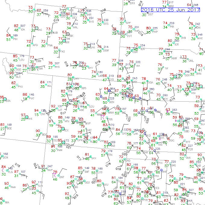 Surface observations|Source: UCAR