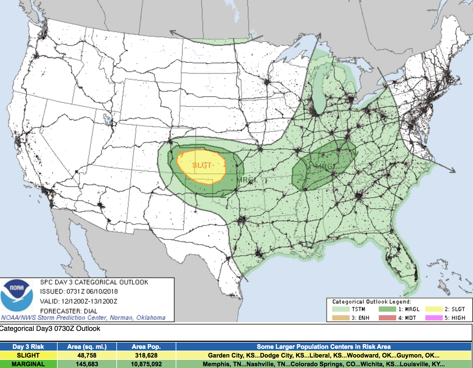 Wednesday severe weather threat for southeast Colorado