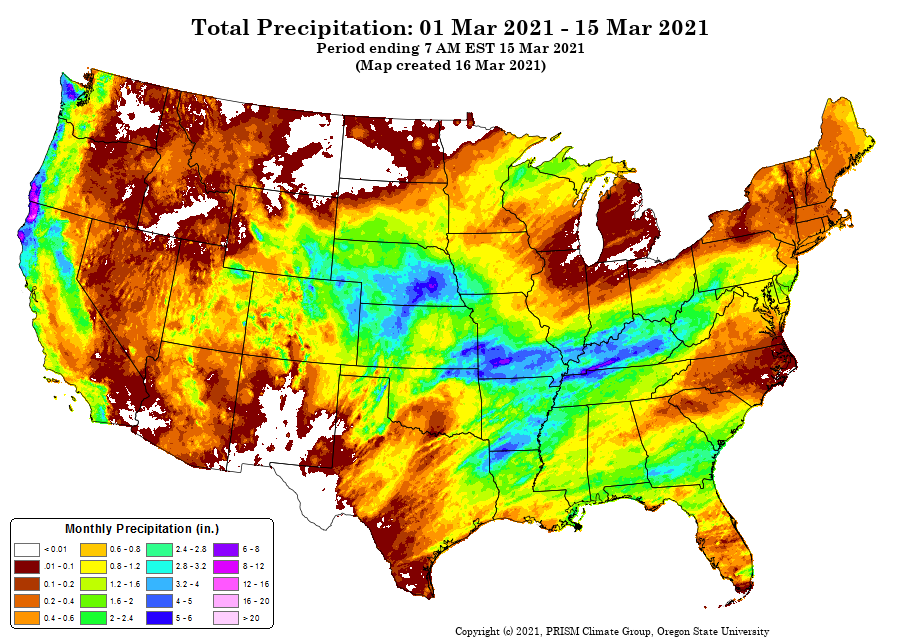 Weekend storm erased four to six months of precipitation deficit for