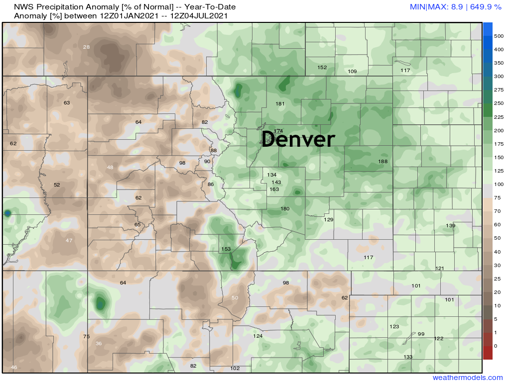 colorado precipitation to date