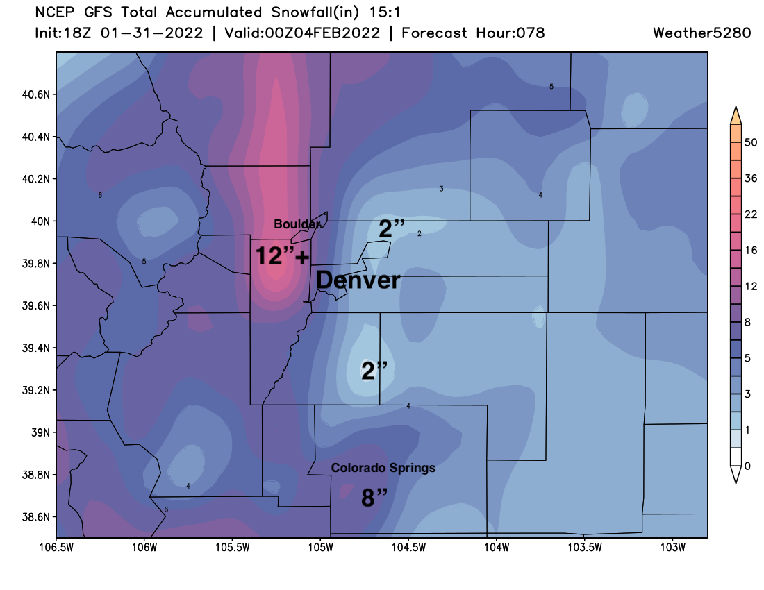 Monday PM update: Cold and snow on the way for Denver, Northeast Colorado