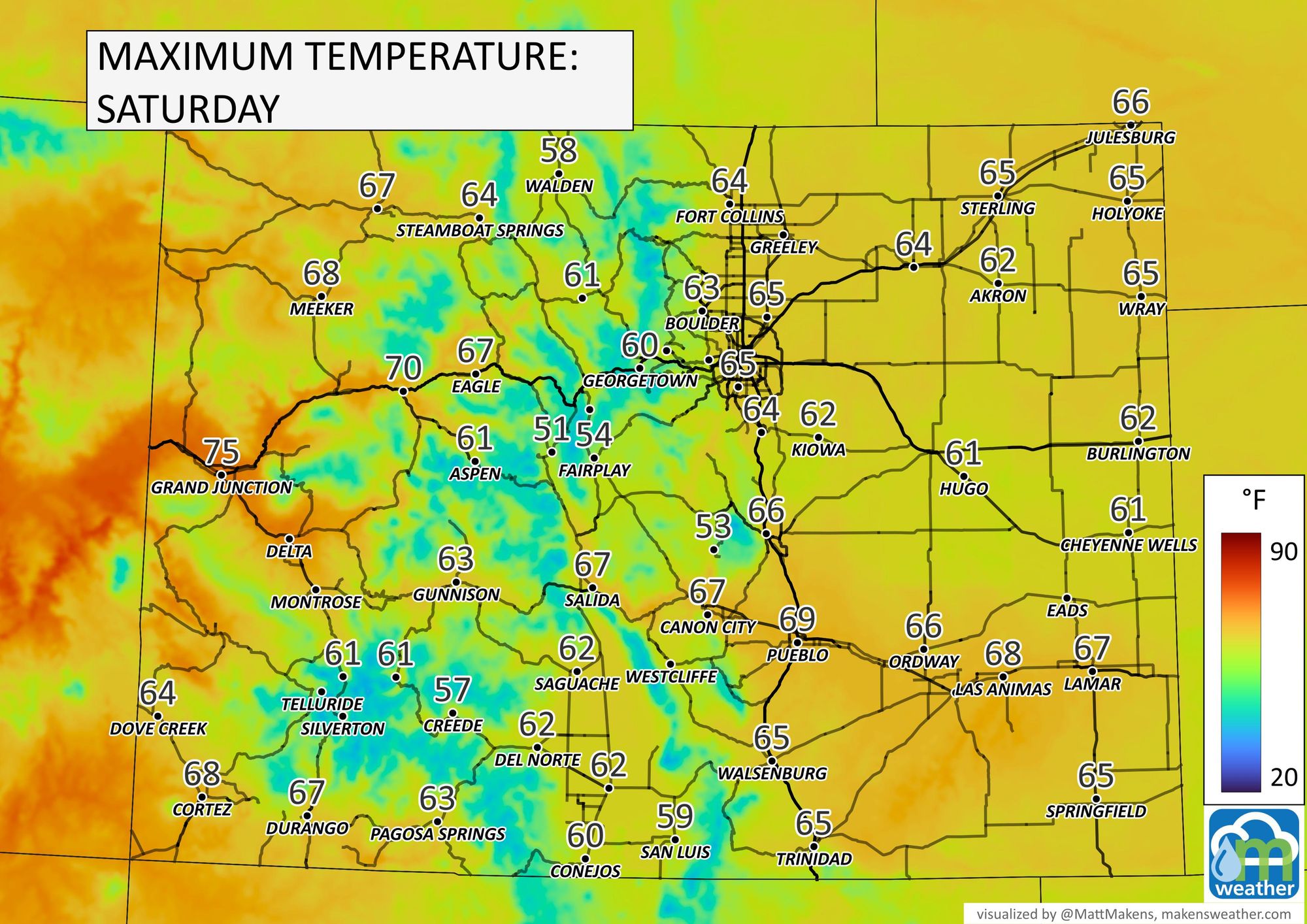 Denver & Colorado Weather Coolest temperatures in five months arrive