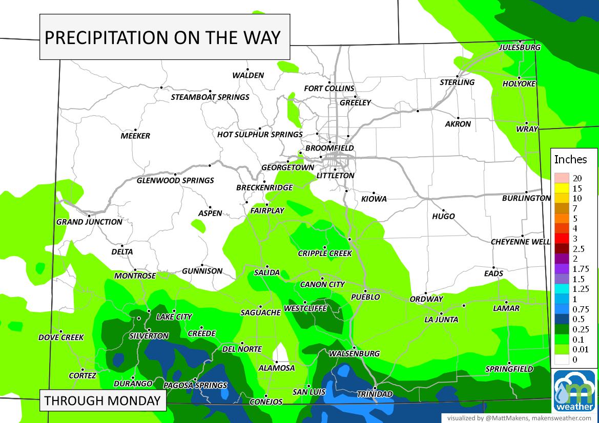 Denver & Colorado Weather Coolest temperatures in five months arrive