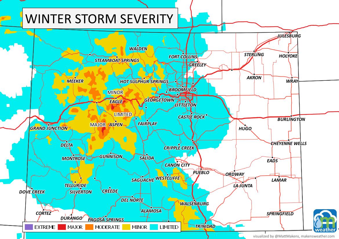 Denver may see first snowfall as cold front hits Colorado