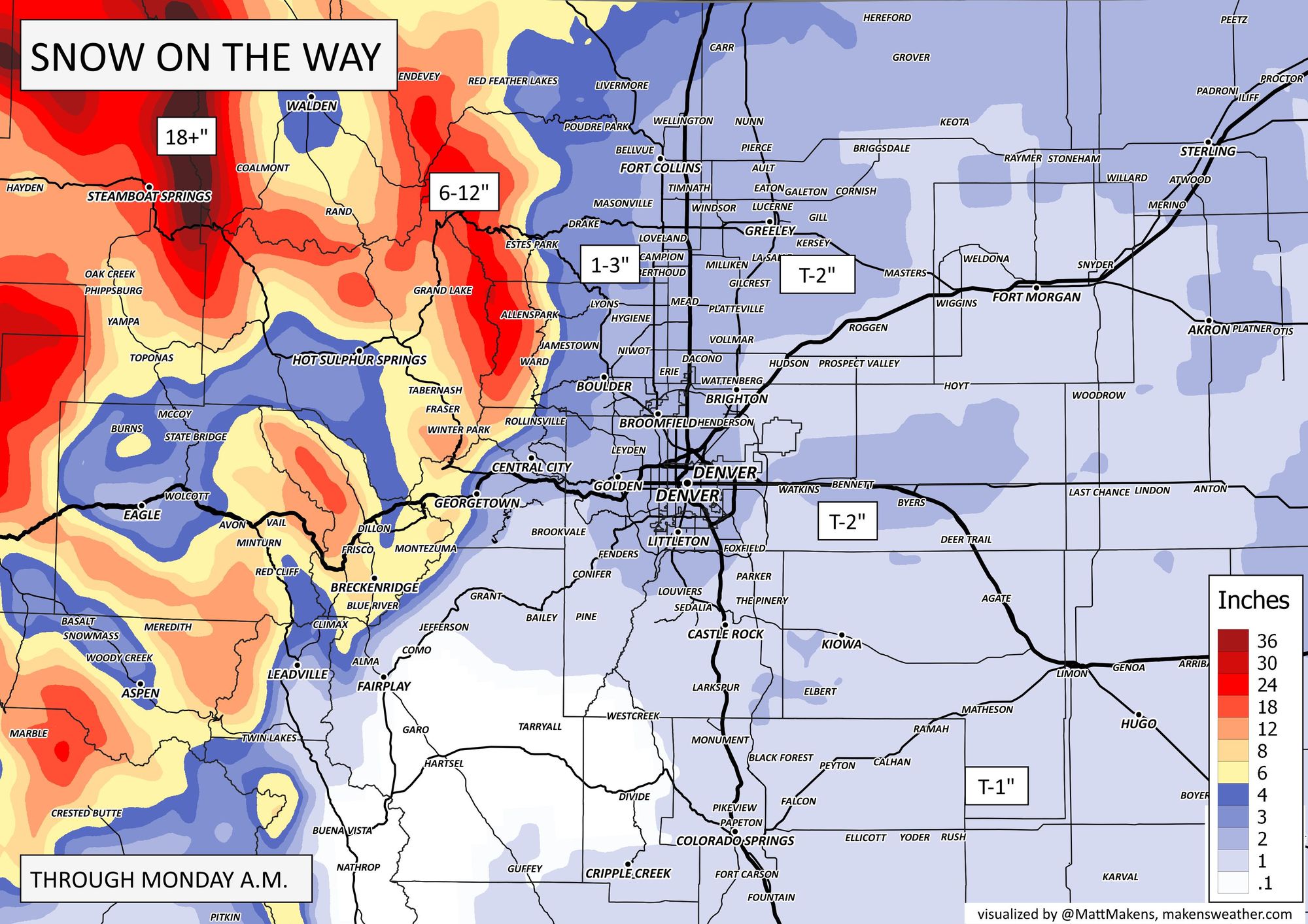 image: Denver weather: Frigid temperatures return with chances for snow and icing this weekend