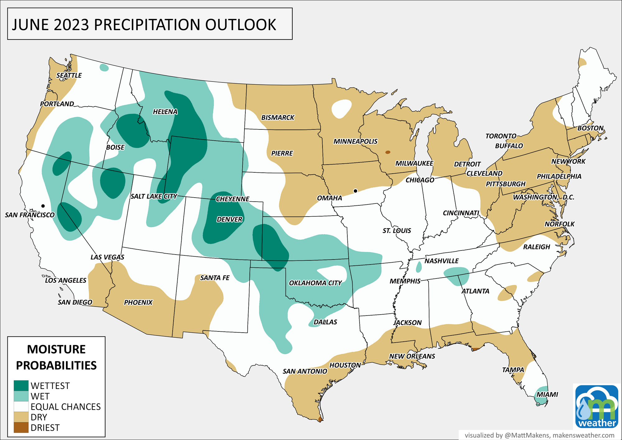 image: June 2023 weather outlook: Wet signal continues early on