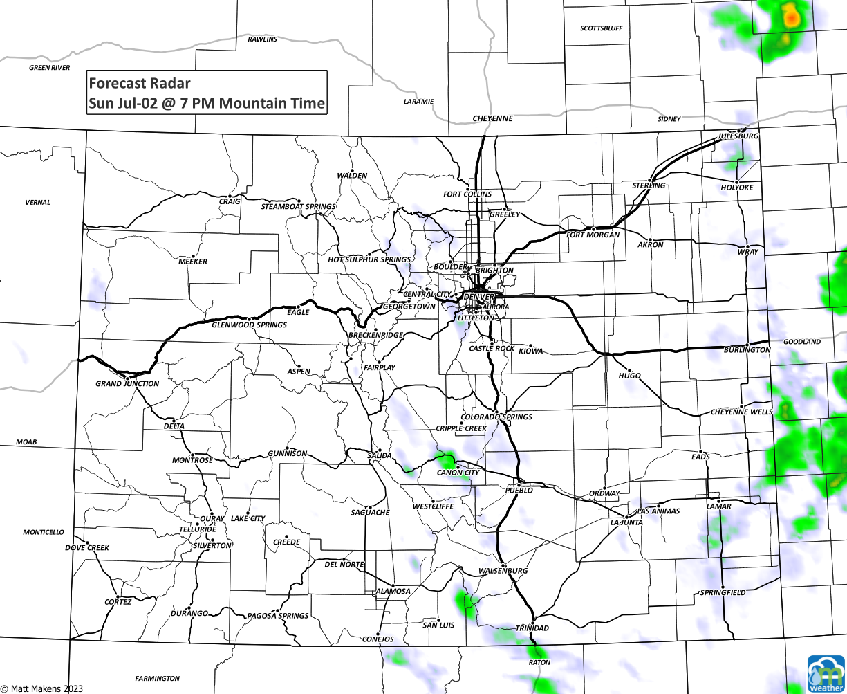 Denver sets precipitation records in June; storms in the forecast today