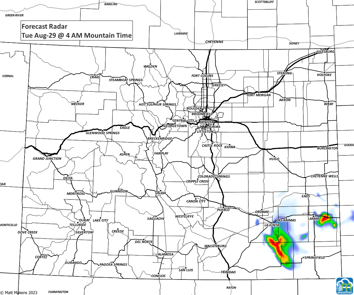 Denver weather Afternoon and evening storms, plan accordingly