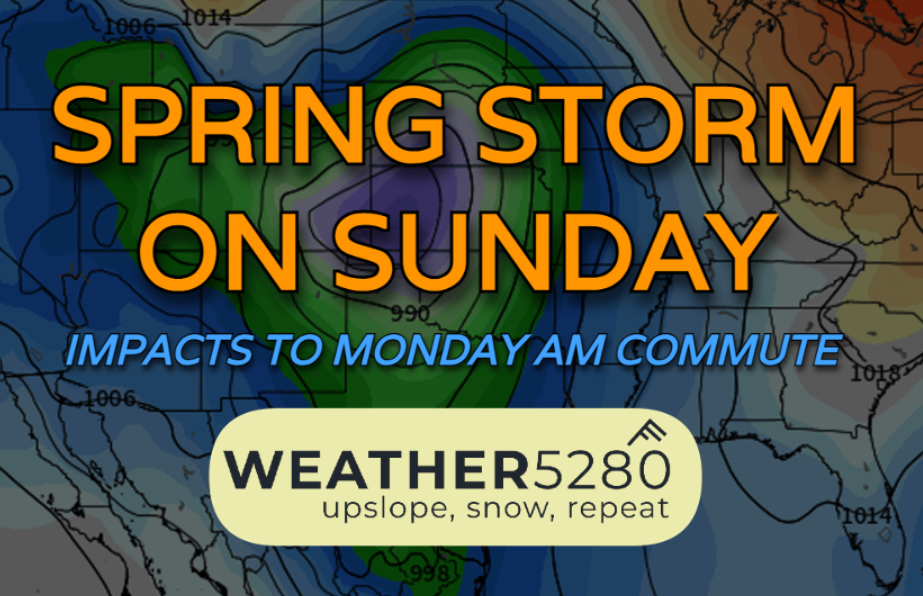 image: Colorado spring storm possible this Sunday: Forecast