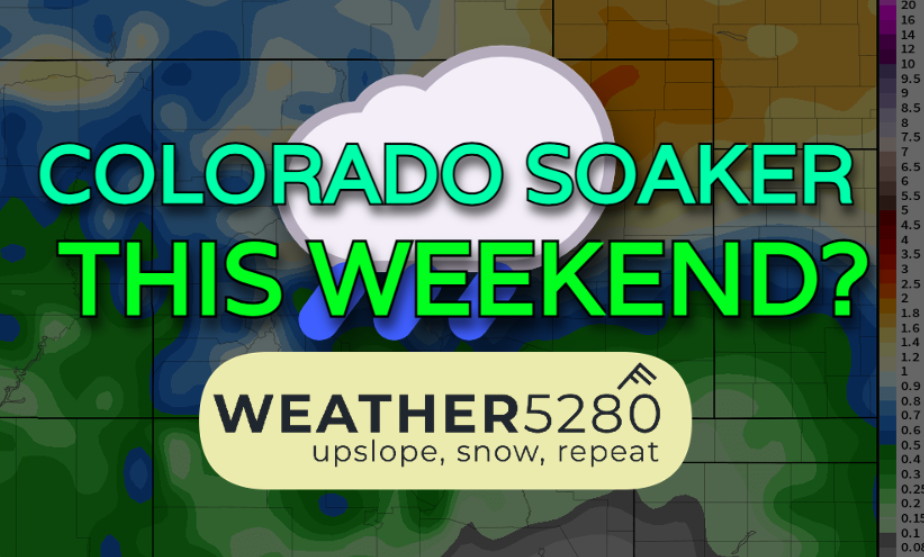 image: Colorado weather: heavy rain (with some snow) this weekend