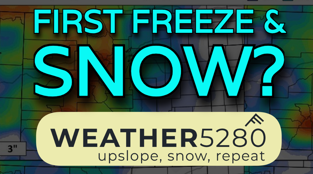 image: Colorado weather: First lower elevation freeze and odds we see snow later this week?