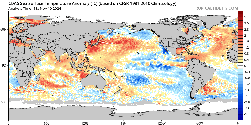 image: November La Niña update and winter outlook