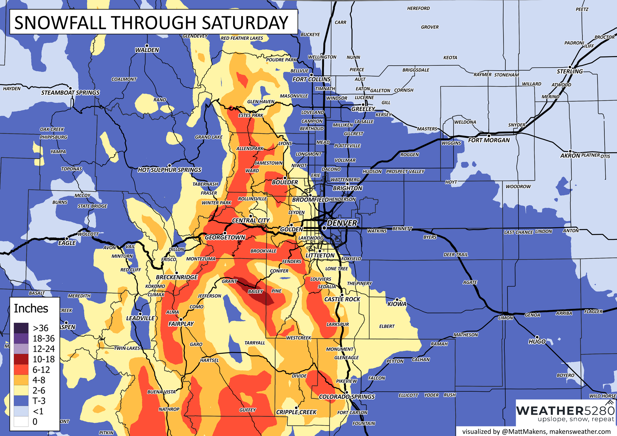 image: Denver Area Weather: Spring chill lingers with snowy weather through Saturday, warmer by Easter